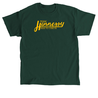 Team Hennessy?s Ride To Cure FA, a Forest Green Classic Unisex Tee