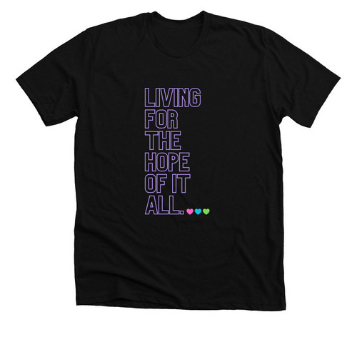 Help Kate Fight Metastatic Breast Cancer&nbsp;, a Solid Black Blend Premium Unisex Tee