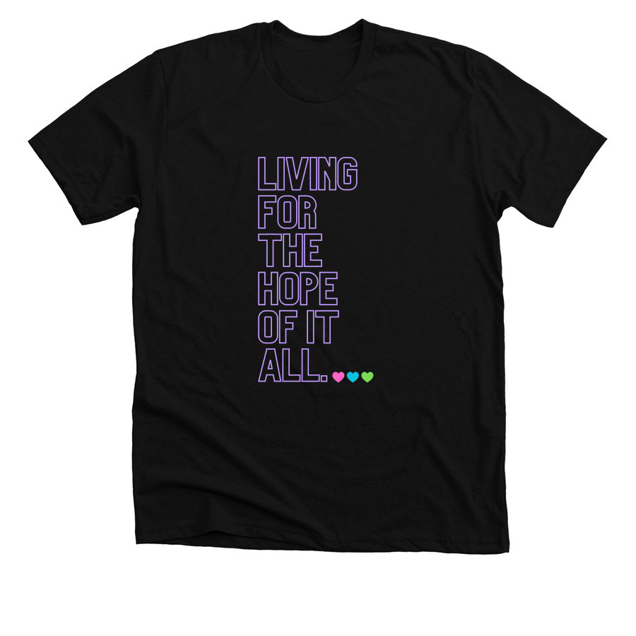 Help Kate Fight Metastatic Breast Cancer&nbsp;, a Solid Black Blend Premium Unisex Tee