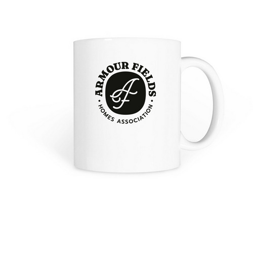 AFHA Mug, a White Coffee Mug
