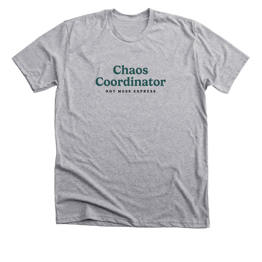 Chaos Coordinator, a Athletic Heather Premium Unisex Tee