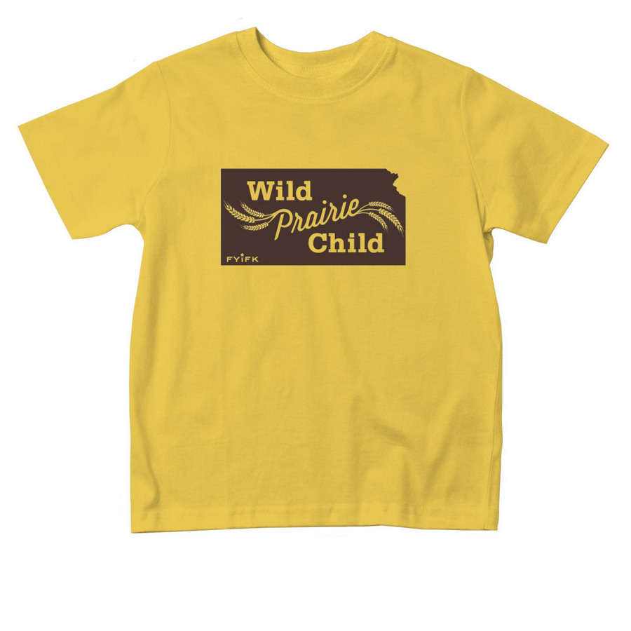 Toddle On, Wild Child, a Yellow Toddler Tee