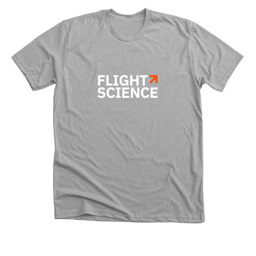 Flight Science Shirts, a Athletic Heather Premium Unisex Tee