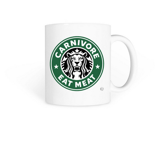 CARNIVORE COFFEE MUGS, a White Coffee Mug