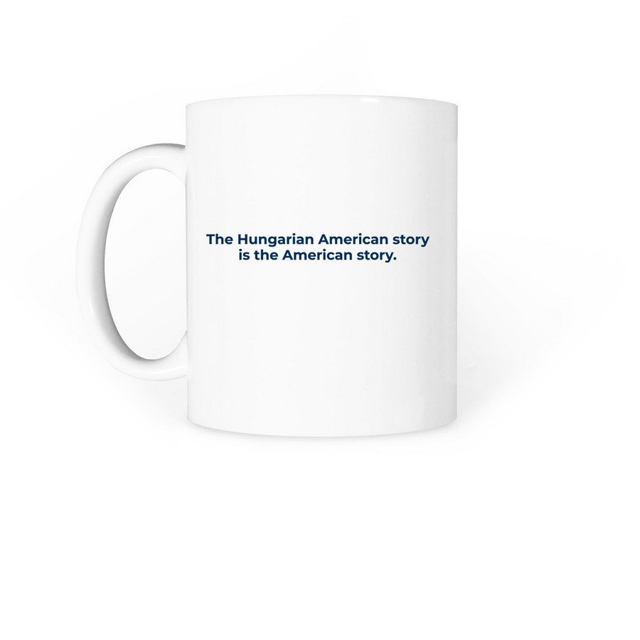 USA 250 Mug, a White Coffee Mug (back-view)