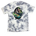 Sirens Morgue Taxidermy&nbsp;, a Grey Crystal Tie Dye Tee (back-view)