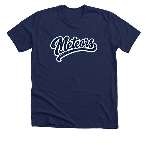 Meteors, a Solid Navy Blend Premium Unisex Tee