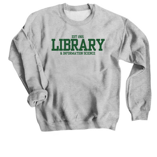 LIS Varsity, in green, a Sport Grey Crewneck Sweatshirt