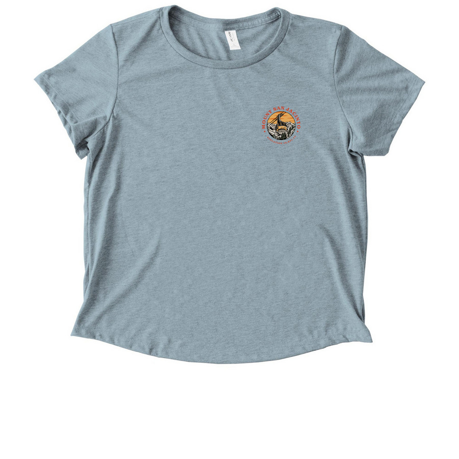 Mount San Jacinto, a I Like You Blue Allmade Eco Triblend Women?s Scoop Neck Tee