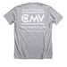 Ask Me about CMV, a Athletic Heather Premium Unisex Tee (back-view)