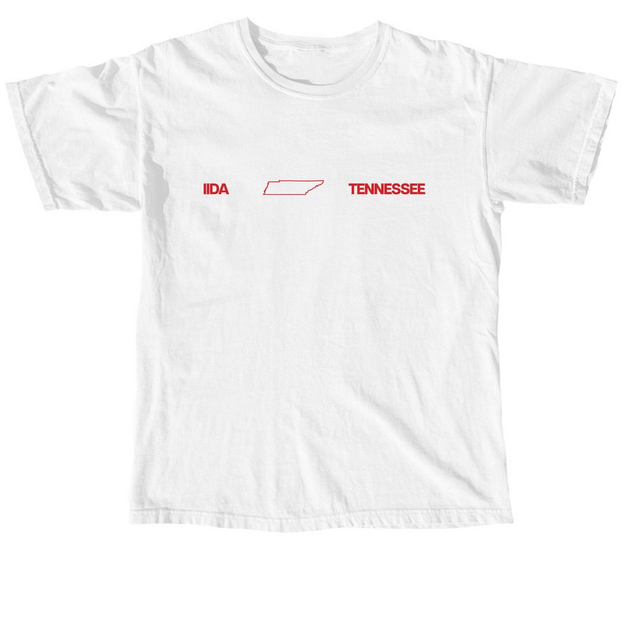Interior Designer. Period. V2 - Red, a White Comfort Colors Unisex Tee