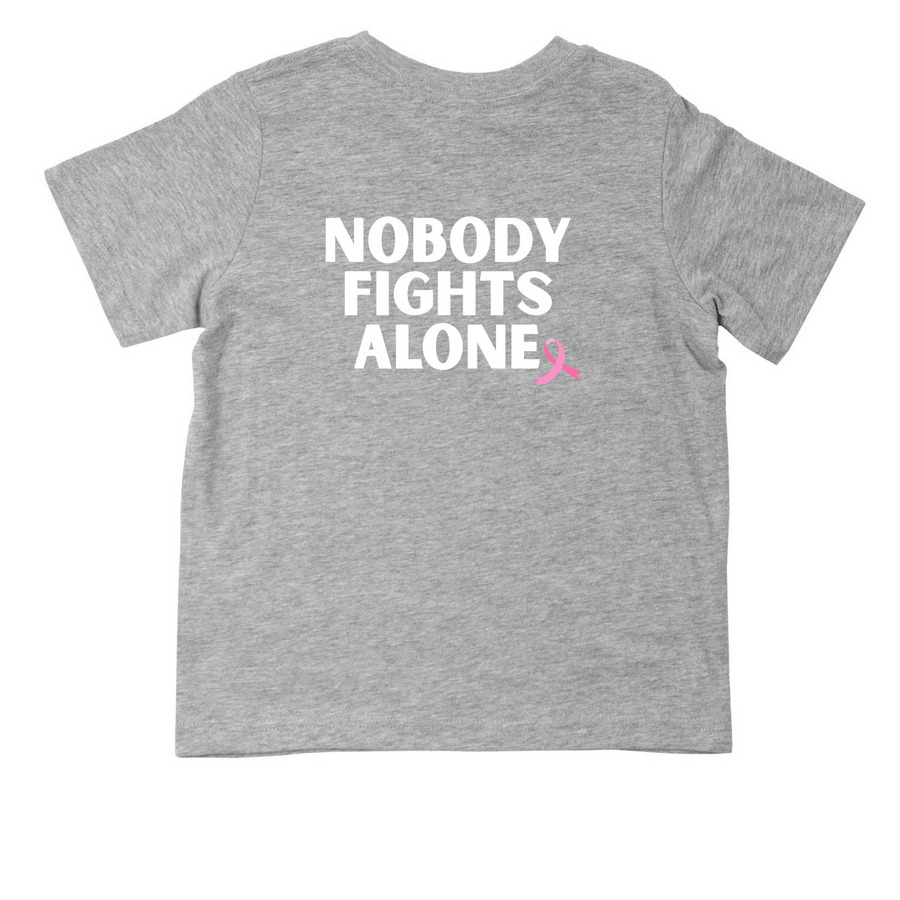 Toddler | I Wear Pink for Makenzee, a Heather Toddler Tee (back-view)