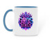 GODS MUGS, a Light Blue Two-Tone Ceramic Mug (back-view)