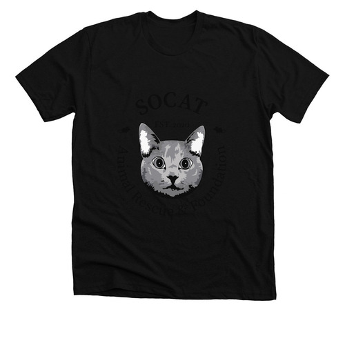 Socat shirt sale.&nbsp;, a Solid Black Blend Premium Unisex Tee