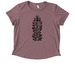 NO KINGS, a Vintage Rose Allmade Eco Triblend Women?s Scoop Neck Tee