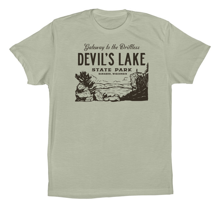 Gateway to the Driftless Shirt (Single Color), a Thyme Premium Cotton Tee