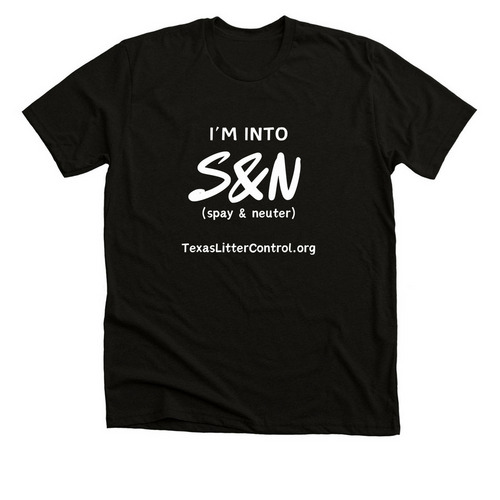I'm into spay & neuter, a Solid Black Blend Premium Unisex Tee