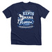 Elvis & Softball, a Solid Navy Blend Premium Unisex Tee