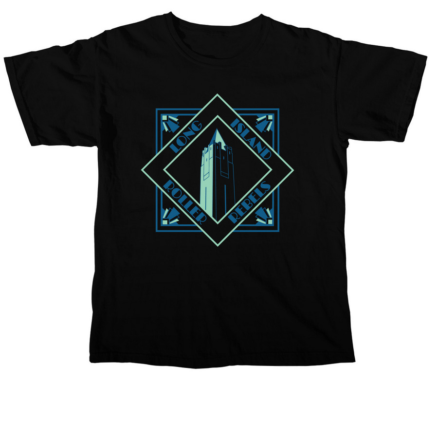 LIRR Logo Shirts, a Black Comfort Colors Unisex Tee