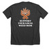 CannaBirth Apparel, a Dark Grey Heather Premium Unisex Tee (back-view)