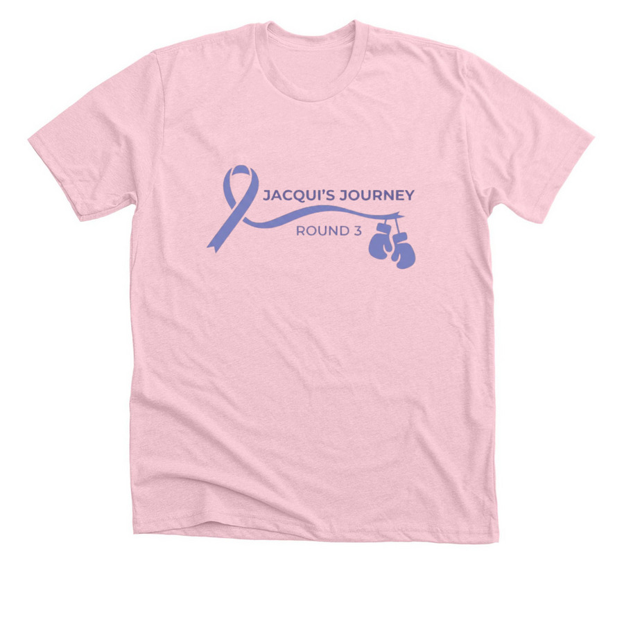 Jacqui?s Journey&nbsp;, a Heather Pink Premium Unisex Tee