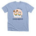 Love is Love, a Heather Baby Blue Premium Unisex Tee