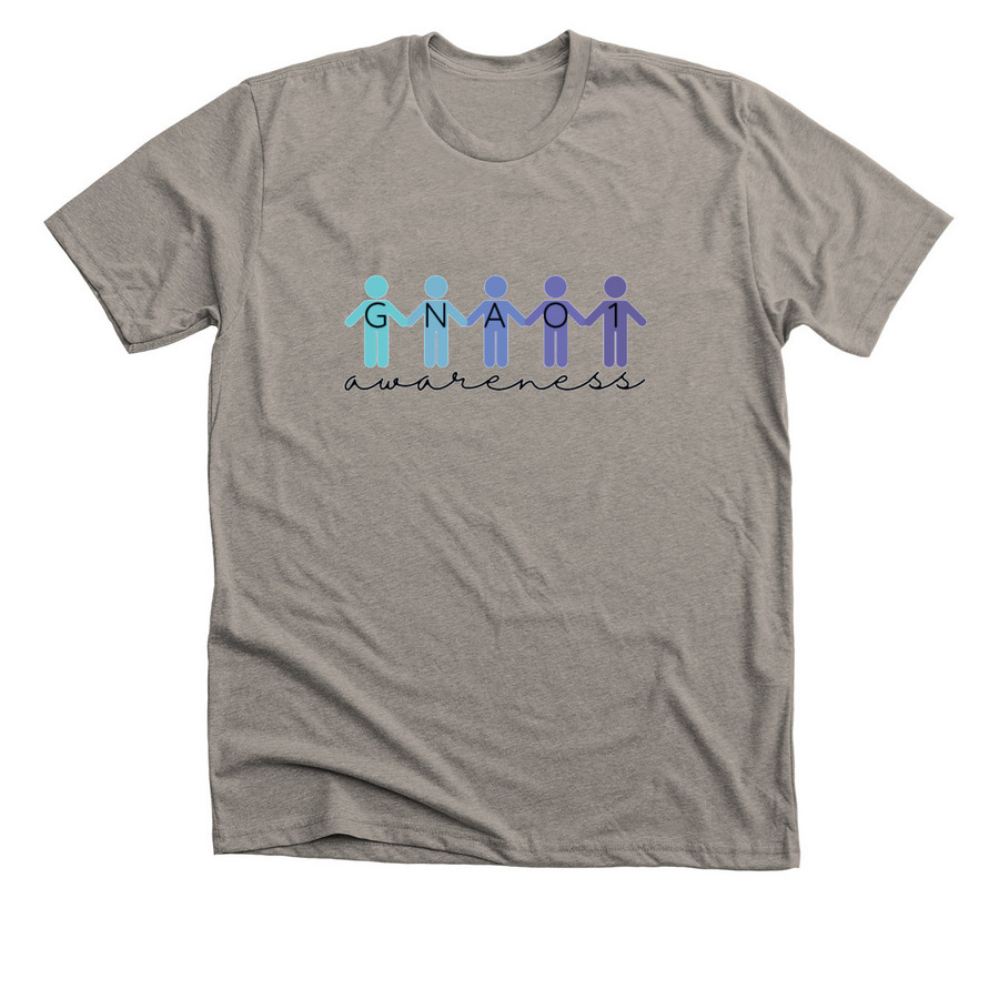 GNAO1 Awareness Unity, a Heather Stone Premium Unisex Tee