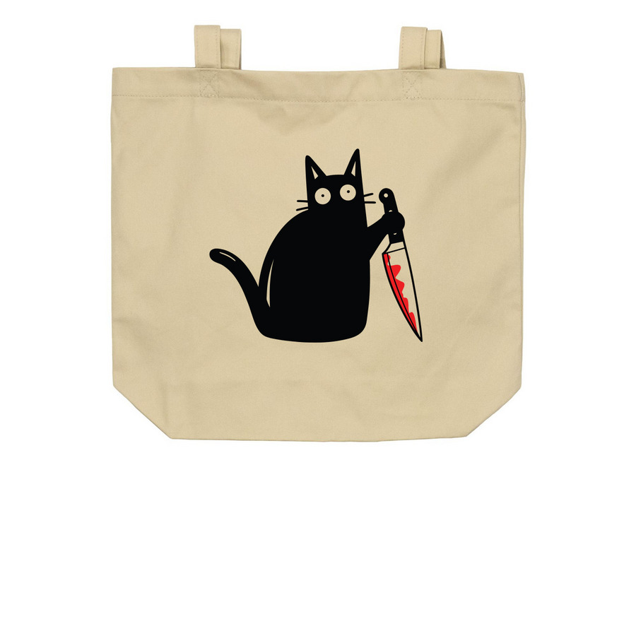 Protect Public Libraries (or else), a Oyster Organic Cotton Tote Bag (back-view)