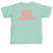 More than Meds Bubble, a Chalky Mint Comfort Colors Unisex Tee (back-view)