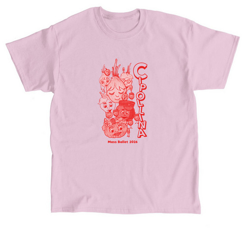 Mass Ballet presents Cipollina 2026, a Light Pink Classic Unisex Tee