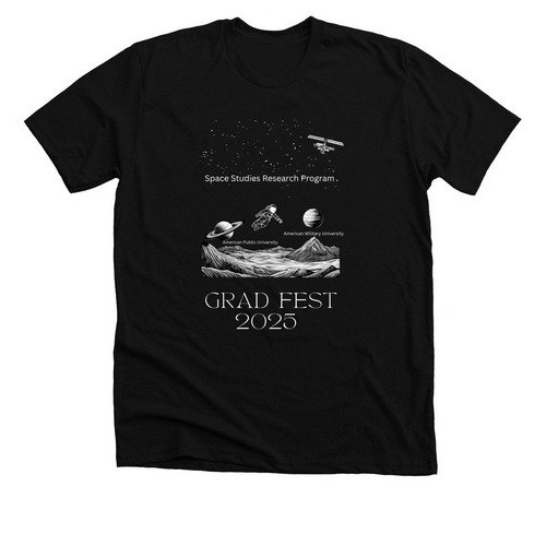 Gradfest 2025 Shirt, a Solid Black Blend Premium Unisex Tee