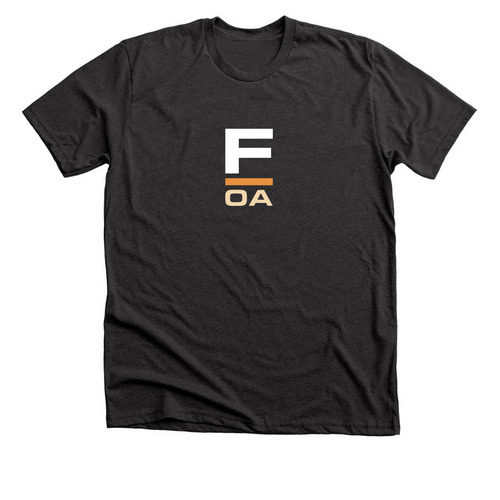 FOA Shirts, a Dark Grey Heather Premium Unisex Tee
