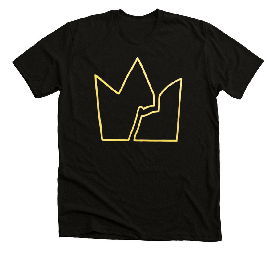 Reign:A New Musical Minimal Yellow Tee, a Solid Black Blend Premium Unisex Tee