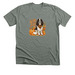 Hello Fall, a Deep Heather Premium Unisex Tee
