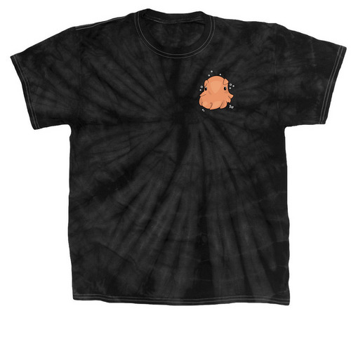 The Dumbo Octopus, a Black Classic Tie Dye Tee