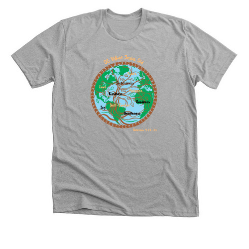 DWJD, a Athletic Heather Premium Unisex Tee