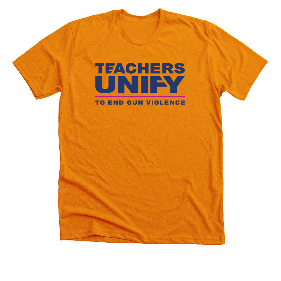Wear Orange!, a Heather Orange Premium Unisex Tee