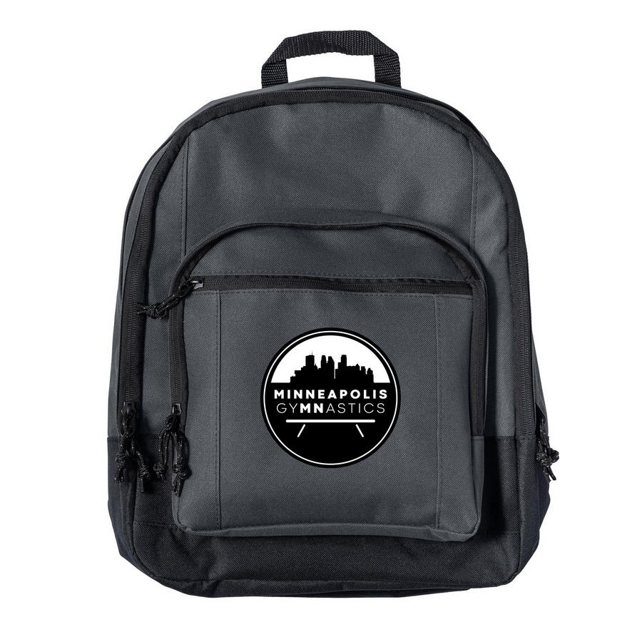 The Logo Backpack — Dark Charcoal