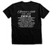 Dark Shirts with White Logo, a Black Heather Premium Unisex Tee (back-view)