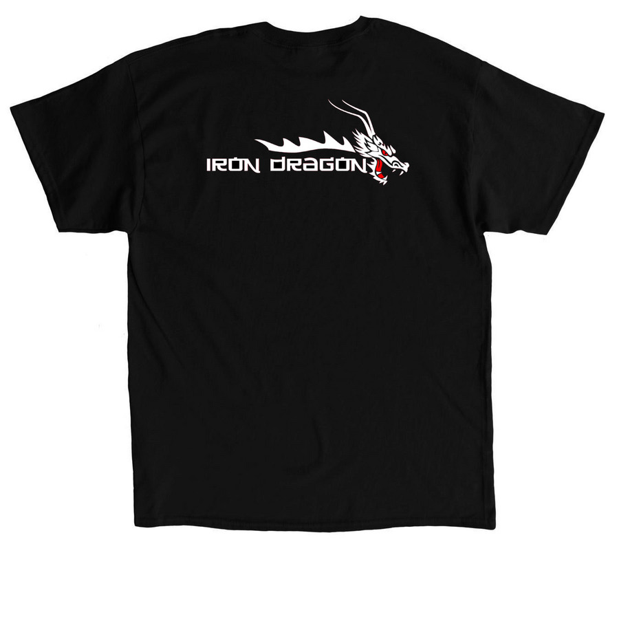 Chiu Family Iron Dragon T, a Black Classic Unisex Tee (back-view)