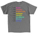 I AM Affirmation Collection!, a Charcoal Classic Unisex Tee (back-view)