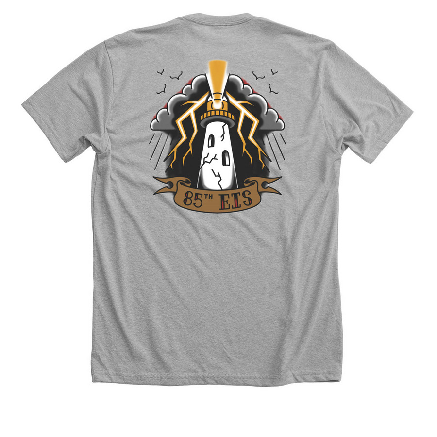 Official Squadron PT Shirt&nbsp;, a Athletic Heather Premium Unisex Tee (back-view)