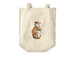 Simple Silken Tote: Red/Sable, a Natural