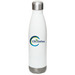 CSLDallas Logo Water Bottle, a White Stainless Steel Water Bottle