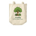 Funky Little Forest Hills Tote, a Natural Over-the-Shoulder Shopping Tote Bag