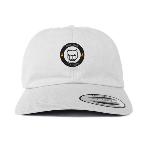 Classic Baseball Cap, a White Printed Classic Baseball Cap