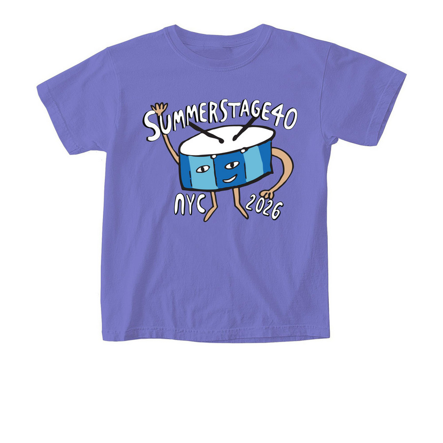 SummerStage Kid's Tee, a Violet Comfort Colors Youth Tee