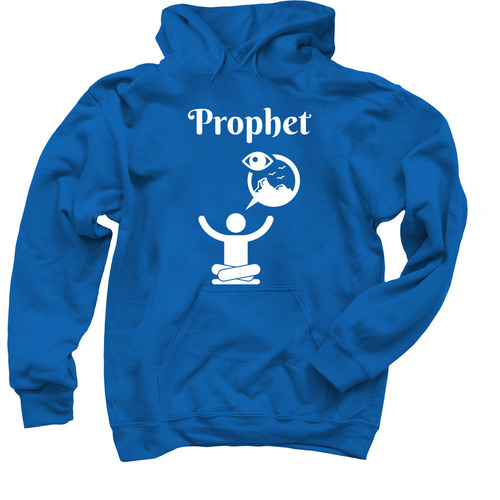 PROPHET HOODIE, a Royal Blue Pullover Hoodie