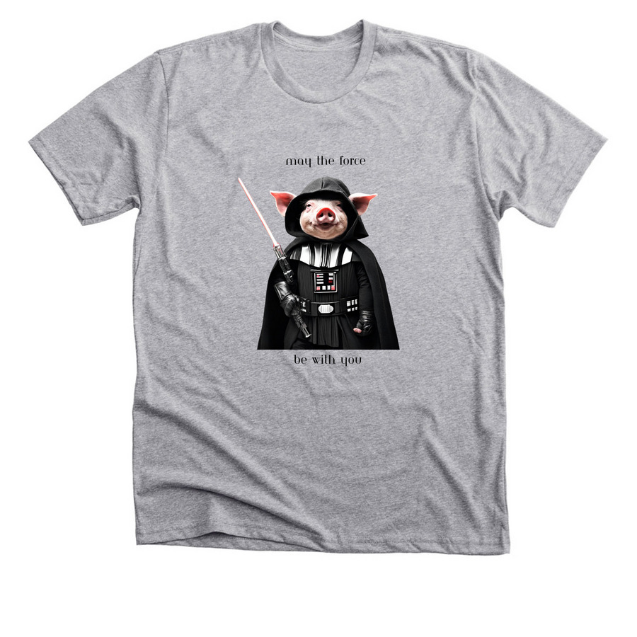 May the force, a Athletic Heather Premium Unisex Tee