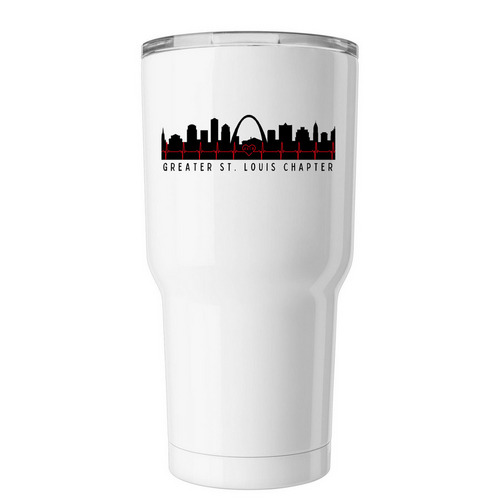 Greater St. Louis Chapter, a White Insulated Tumbler